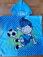 Kinder Badetuch Badeponcho Fußball Frottee  Baumwolle 2 - 4 Jahre Hessen - Gilserberg Vorschau