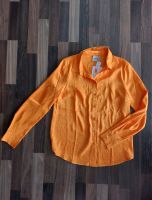 Orange Bluse, Leo-Muster, Satin ICHI Bayern - Bischberg Vorschau