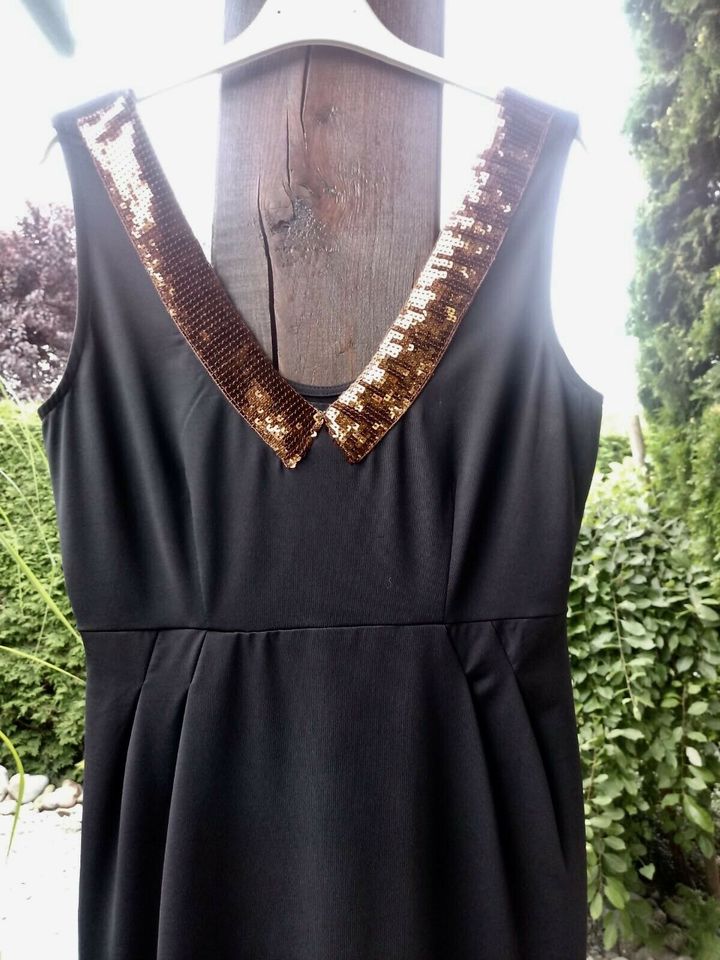 Even & Odd Kleid schwarz Raffung Dress black Bronze Pailletten 36 in  Thüringen - Erfurt | eBay Kleinanzeigen ist jetzt Kleinanzeigen