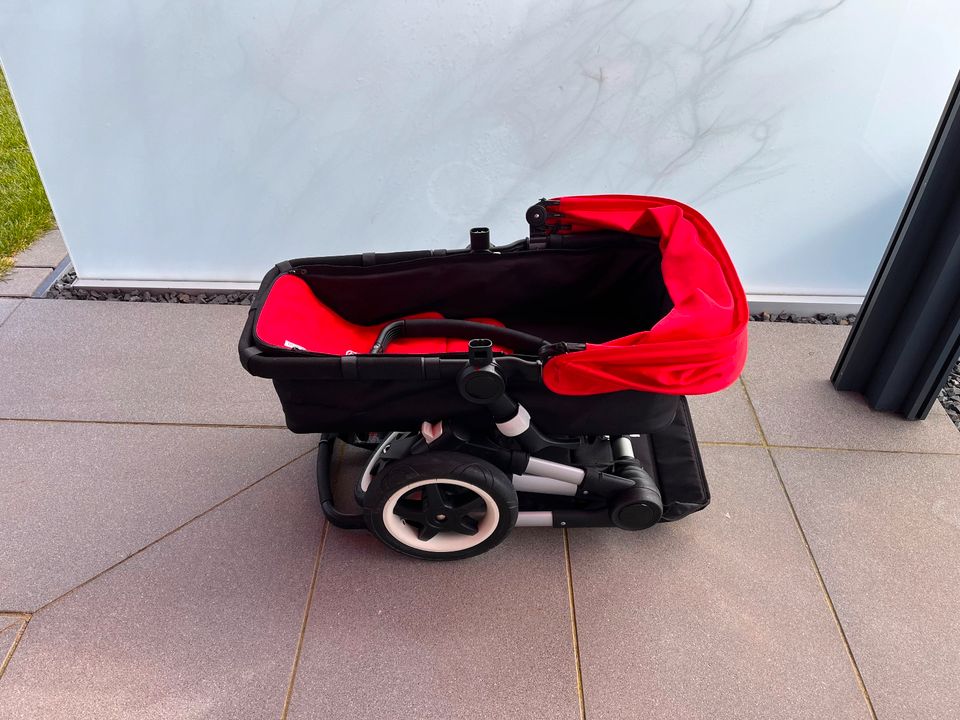 BUGABOO BUFFALO Kinderwagen, rot, sehr viel Zubehör - TOP Zustand in Neuler