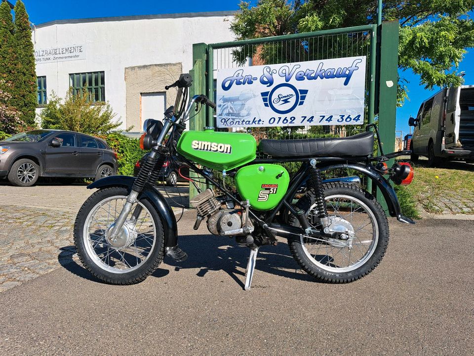 Simson S51 4Gang Baujahr 1990 mit 60km/h Papieren in Altenburg