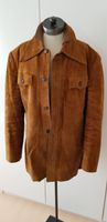 Vintage Lederjacke Unisex in Velourleder Cognacfarben Bayern - Coburg Vorschau