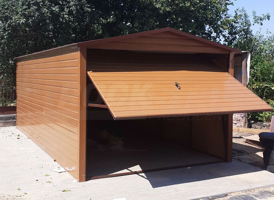 PREMIUM Blechgarage Garage 5x10m Fertiggarage Lager Halle in Wittgensdorf