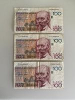 Banknote 3x 100 Francs Belgien 1982 - 1994 Geldschein Schein Geld Hessen - Rüsselsheim Vorschau