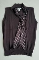 MNG Mango Strickshirt mit Seidentuch braun Gr. M 38 Hessen - Kassel Vorschau