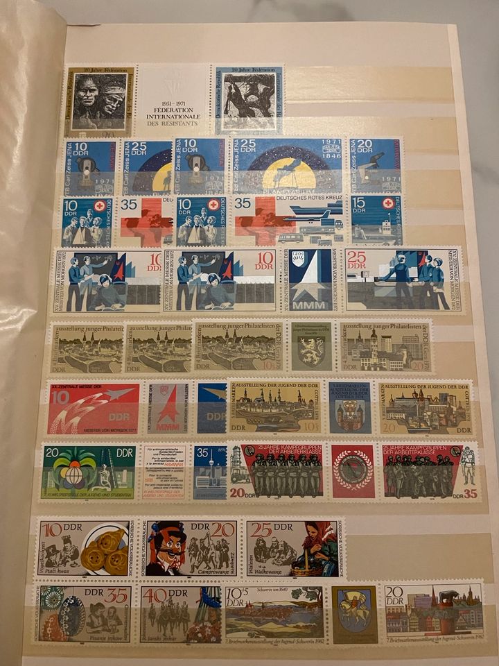 Briefmarken postfrisch Deutschland DDR Bundeskanzler in Berlin
