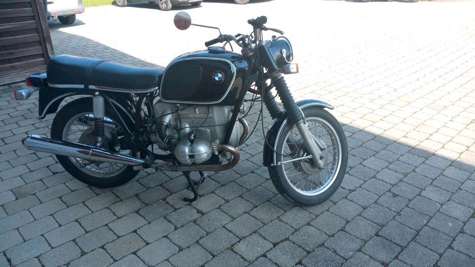 Motorrad BMW R500/5 Baujahr 1973 in Reichersbeuern