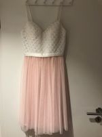 Ballkleid Brautjungfernkleid weiß/rosa halblang Stuttgart - Stuttgart-Ost Vorschau