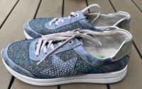 Remonte Schuhe Sneaker blau mit Glitzer Gr. 38 Niedersachsen - Verden Vorschau