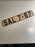DDR Kennzeichen mit Stempel Original Nummernschild Bayern - Holzkirchen Vorschau