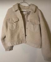NEU Zara Jacke Mantel Teddy Jeans Beige Creme Oversized XS Dresden - Striesen-Ost Vorschau