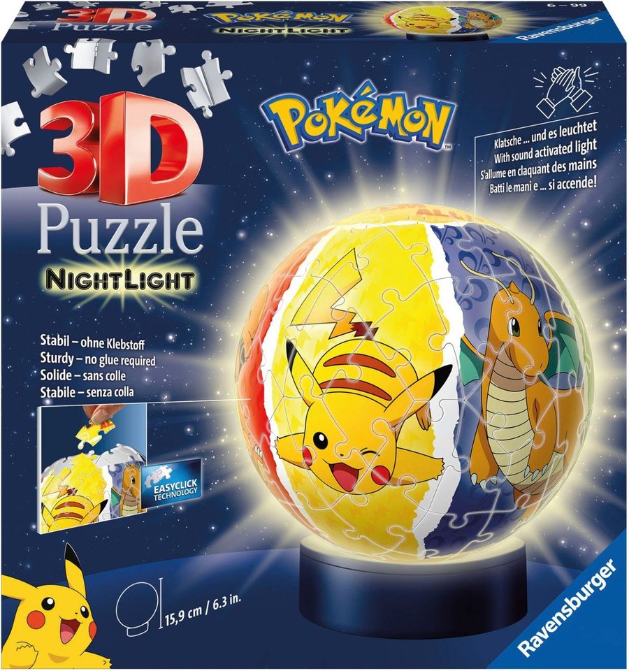 Ravensburger 3D-Puzzle Nachtlicht - Pokémon, 72 Puzzleteile in Lübbecke 