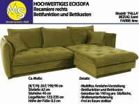 Sofa Couch Wohnlandschaft L Form Bettfunktion Samt lime Nordrhein-Westfalen - Mettingen Vorschau