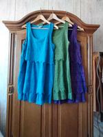 Deerberg Tunika Spitzenkleid ärmellos M lila grün blau Niedersachsen - Belm Vorschau