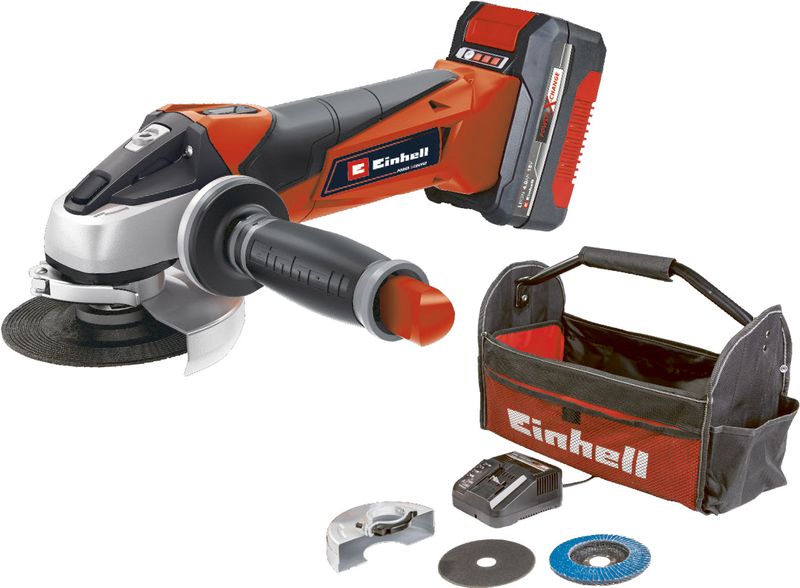 Einhell Akku-Winkelschleifer TE-AG 18/115 LI Kit 1 x 4,0 Ah in  Nordrhein-Westfalen - Bedburg | eBay Kleinanzeigen ist jetzt Kleinanzeigen