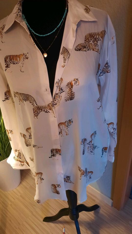 ❣️NW Bluse Glanz Animal Gr 42 Tamaris Sandaletten gold braun 39 in Schwelm