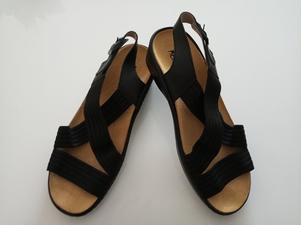 J. Hirsch Bequemschuhe - Aerosoft Sandalen  Dunkel -Blau Größe 41 in Bolanden