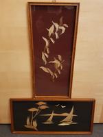 2 antike Bilder aus der DDR - Blumenmotiv & Seemotiv - handarbeit Baden-Württemberg - Aalen Vorschau