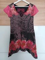 Desigual Kleid Tunika Gr. M 38 rot Blumen floral Top! Hessen - Gießen Vorschau