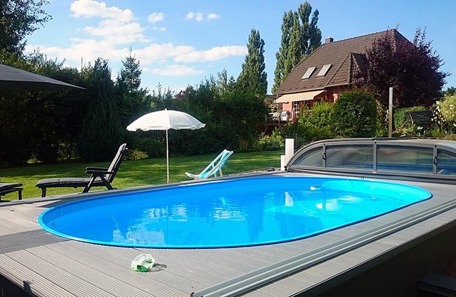 GFK Pool GFK-Pool GFK Becken Poolbau Rechteckpool Stahlwandpool Rundpool Ovalpool in Bergisch Gladbach