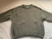 Damen Pullover einfarbiger Strickpullover grau H&M Größe M Brandenburg - Luckau Vorschau