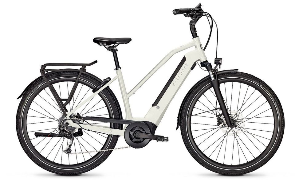 ✅ DAMEN TRAPEZ E-BIKE Kalkhoff Endeavour 3.B Modell 625er Akku E-Trekking LEASING mit JOBRAD wie Cube KTM Pegasus 445066 in Grevenbroich