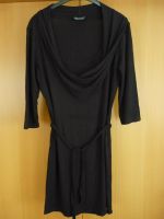 schwarzes Kleid Gr. 38 mit Wasserfallkragen, Jerseykleid Berlin - Hellersdorf Vorschau