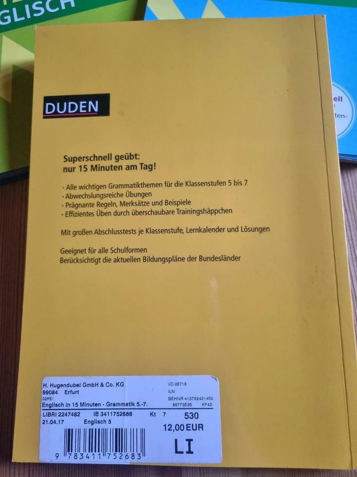 Duden PONS Deutsch neu! Englisch 5 6 7 Übungshefte in Friedrichroda