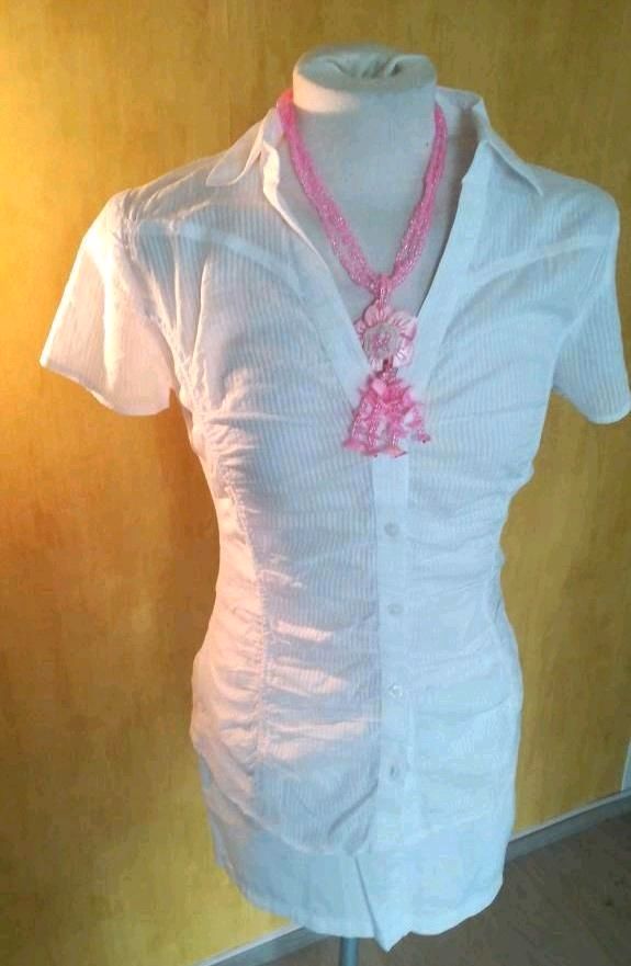 Neu ❣️Cooles Shirt Hollister, Bluse weiss Gr.S  36-38 in Leipzig