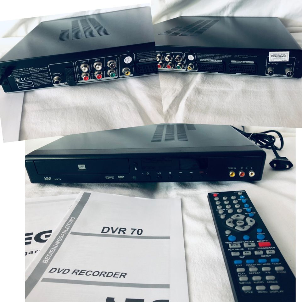 ☑️ SEG DVH 70R ⭐️ DVD Recorder ⭐️ Player ⭐️ Heimkino System in Wilhelmshaven