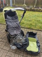 Bugaboo Cameleon grün mit Babywanne, Fußsack, Regenschutz usw. Nordrhein-Westfalen - Gronau (Westfalen) Vorschau