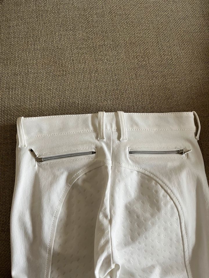 Weiße Equiline Reithose Pantalone Donna 34 Full Grip NEU in Todenbüttel