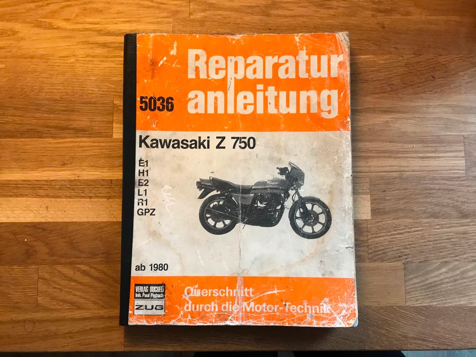 Reparaturanleitungen Kawasaki 70/80/90iger Jahre Bucheli in Kiel