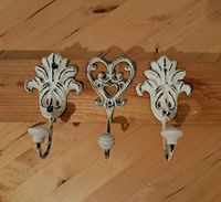 3 Haken Gaderobe Kleiderhaken Vintage Shabby chic Garderobehaken Hessen - Bad Camberg Vorschau