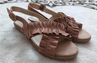 ♡ S.OLIVER Damen Leder-Sandalen | Gr. 37 | Old Rose ♡ Niedersachsen - Braunschweig Vorschau
