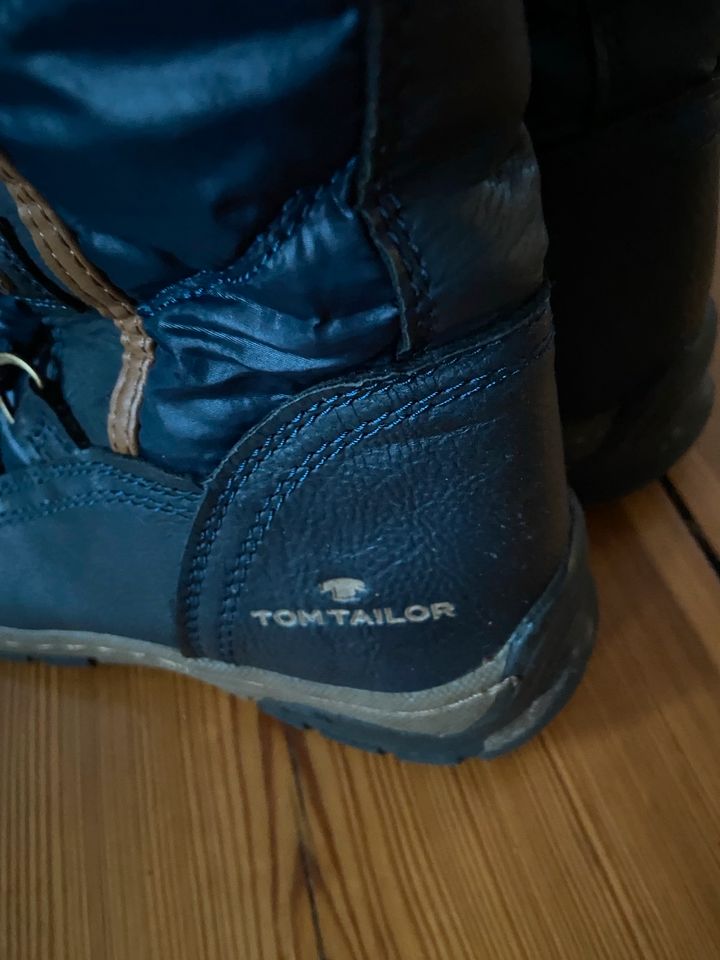 Tom Tailor Winterstiefel Stiefel, warm, blau, Gr. 37 in Berlin