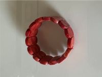 Armband mit rot gemusterten Gliedern Baden-Württemberg - Kronau Vorschau