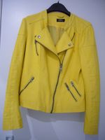 Bikerjacke Gr. 38 Only gelb Kunstleder Hessen - Dreieich Vorschau