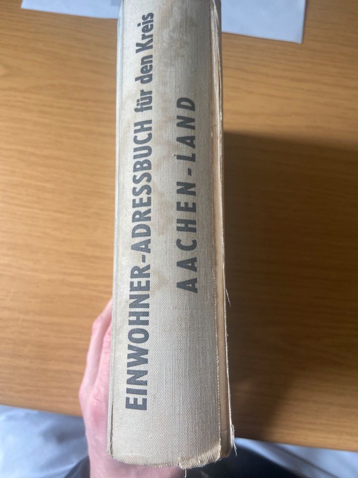 Einwohner-Adressbuch Kreis Aachen-Land 1968 in Melle