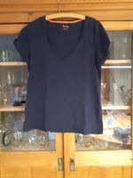 Shirt blau mit V-Ausschnitt Gr. 40 von Boden Bayern - Augsburg Vorschau