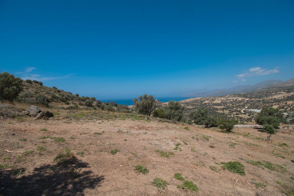 Kreta Triopetra Grundstück mit Meerblick in der Nähe von Agios Pa in Wuppertal