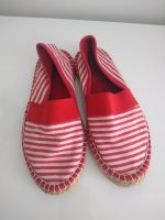 Gr 38 Espadrilles rot gestreift Sommerschuhe Schuhe Korbschuhe Leipzig - Schönefeld-Abtnaundorf Vorschau