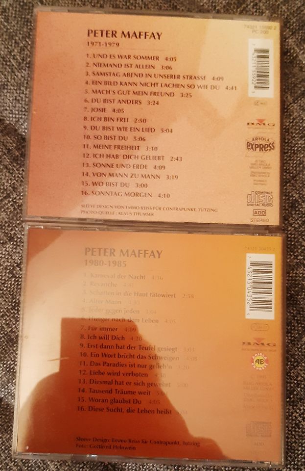 Peter Maffay 1971 - 1979 + 1980 - 1985 2 CD`s in Berlin