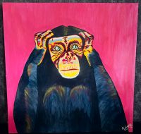 3 Acrylbilder Leinwände Affen „nichts sehen, hören, sagen“ Baden-Württemberg - Oberderdingen Vorschau