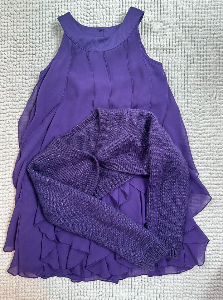 Tolles Kleid mit Bolero lila Einschulung H&M Gr. 122 in Solingen