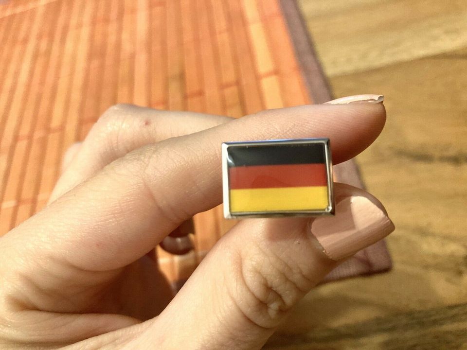 Manschettenknöpfe Metall Deutschland Flagge - neu in Köln