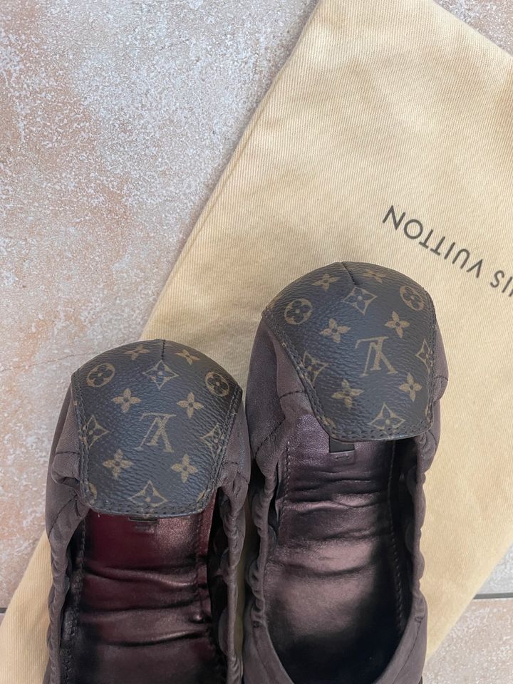 Original Louis vuitton Schuhe ballerinas Gr. 37 neuwertig in Göppingen