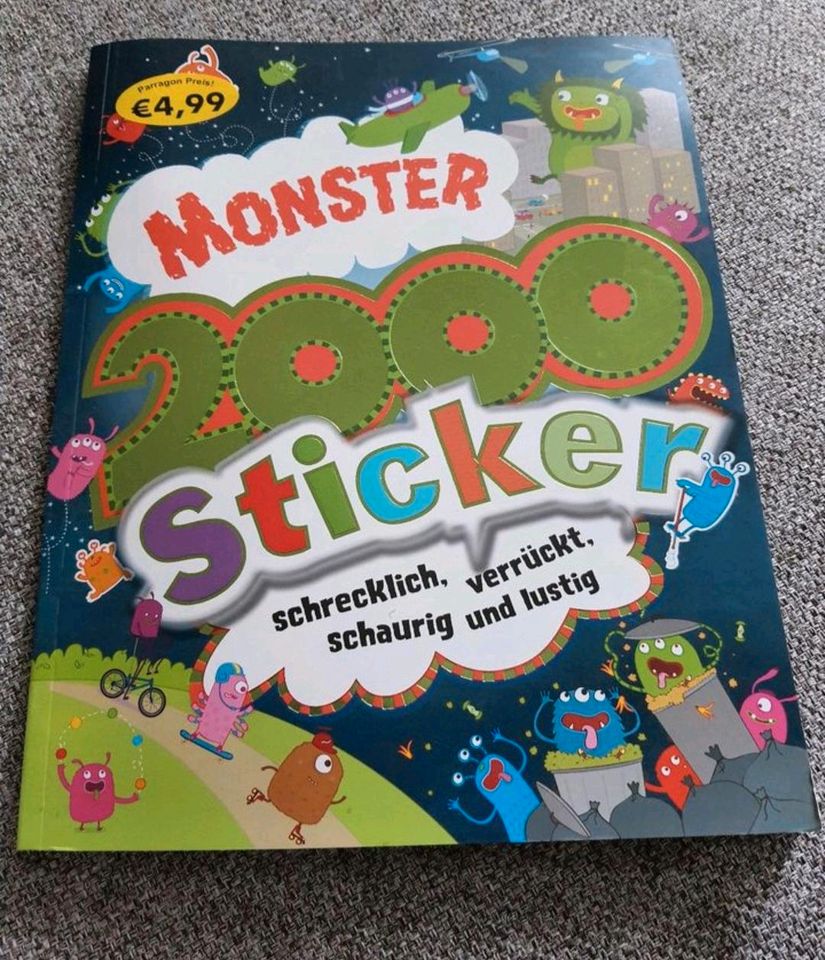Buch, Stickeralbum, Sticker, Monster, Neu in Norderstedt