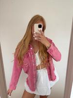 Pinke Jeansjacke neuwertig Niedersachsen - Hameln Vorschau