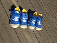 2x coole Sneaker blau used look Zwillinge Gr. 23 Nordrhein-Westfalen - Bestwig Vorschau